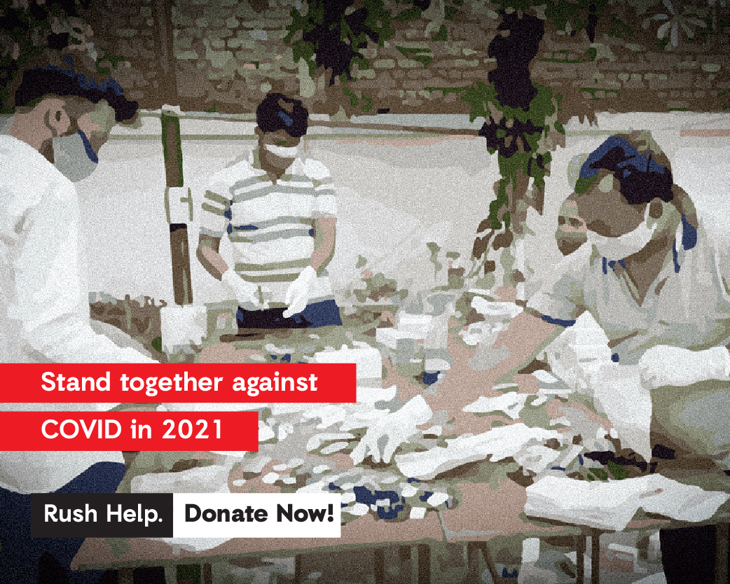 ActionAid's Covid 19 relief banner image